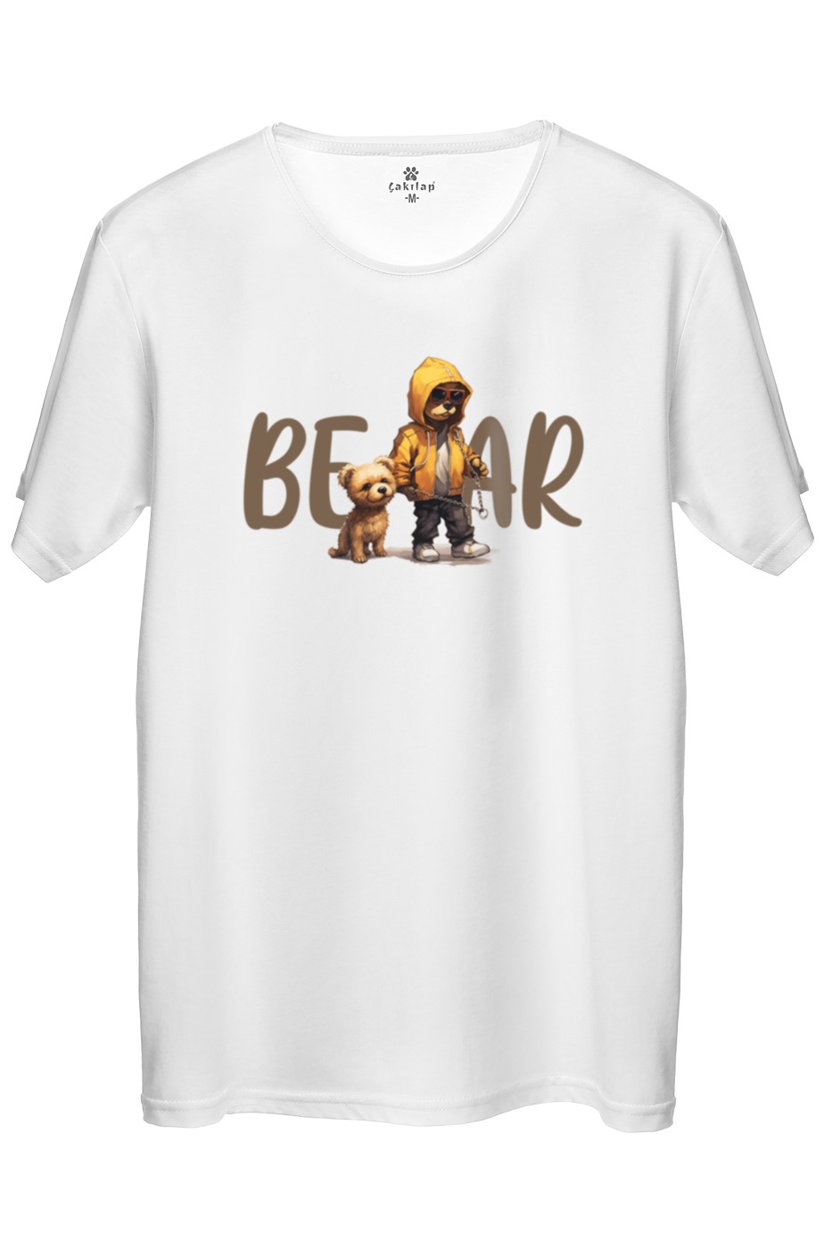 Ayıcık Baskılı Regular Tişört