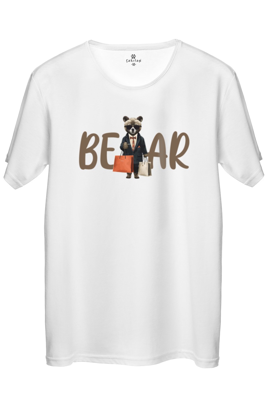 Ayıcık Baskılı Regular Tişört