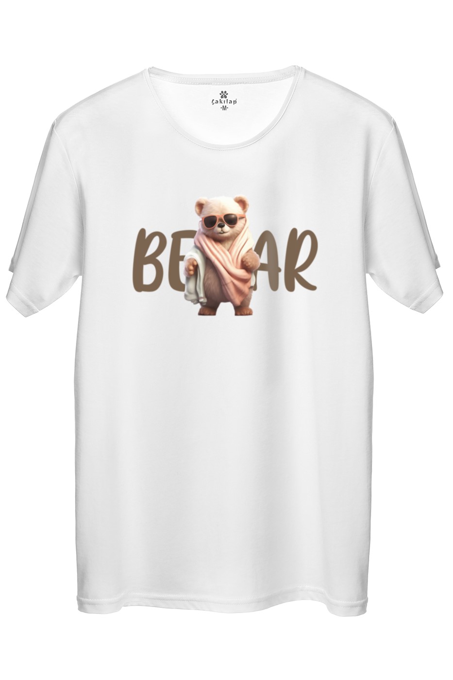 Ayıcık Baskılı Regular Tişört