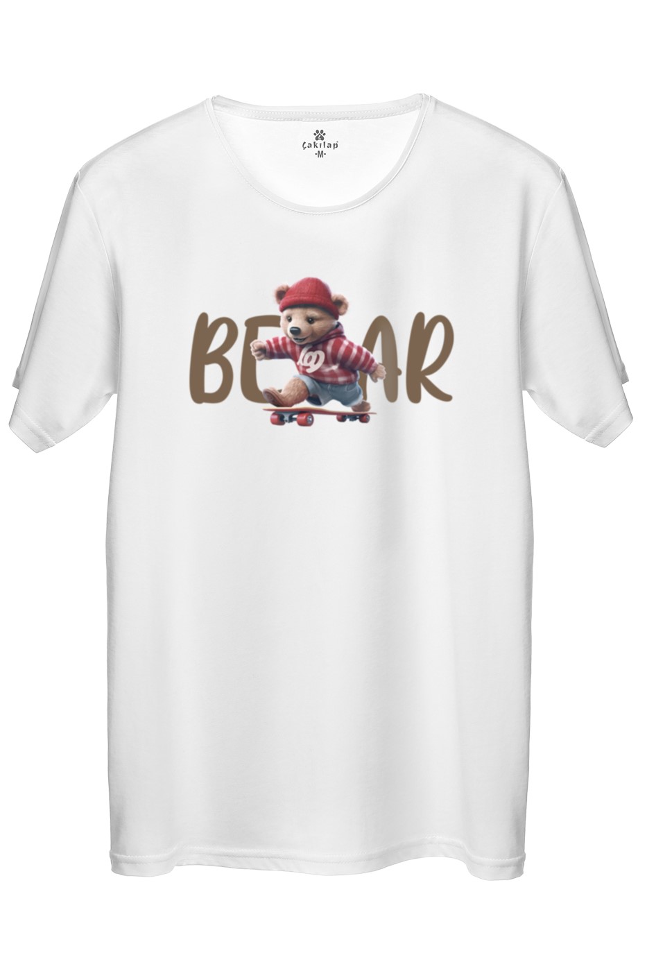 Ayıcık Baskılı Regular Tişört