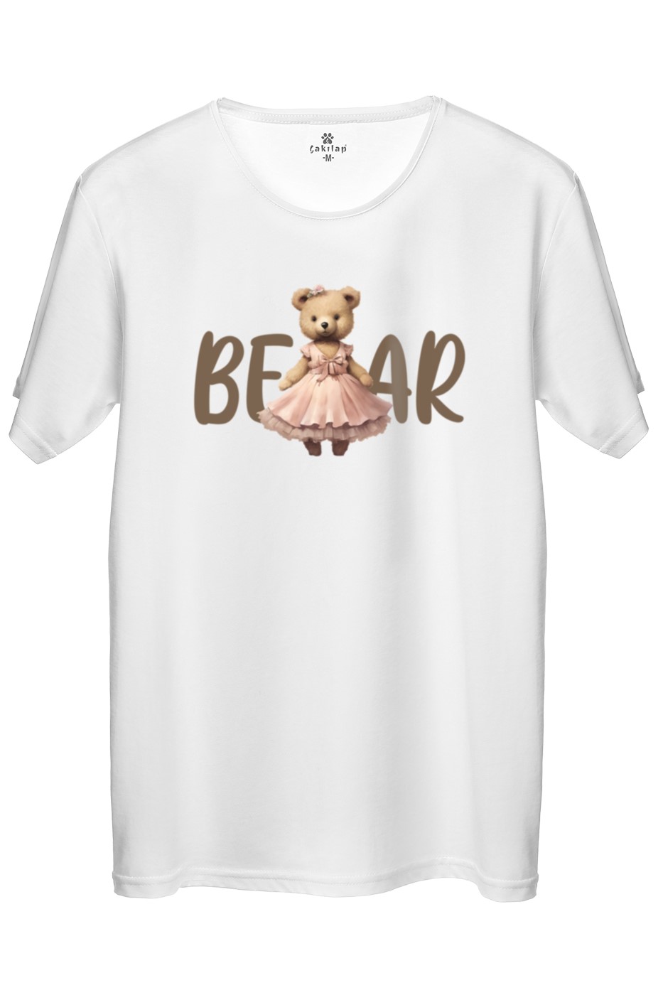 Ayıcık Baskılı Regular Tişört