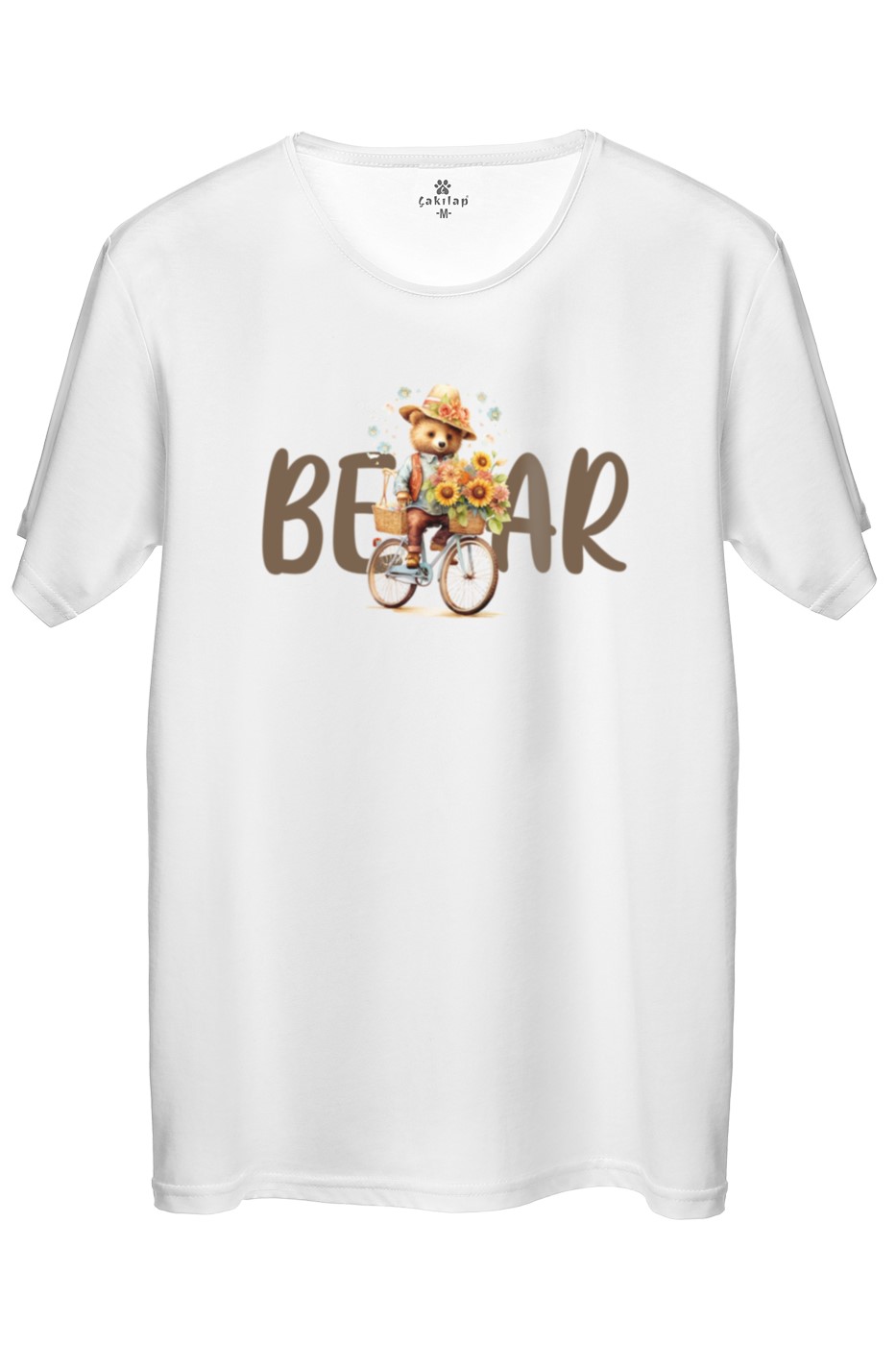 Ayıcık Baskılı Regular Tişört