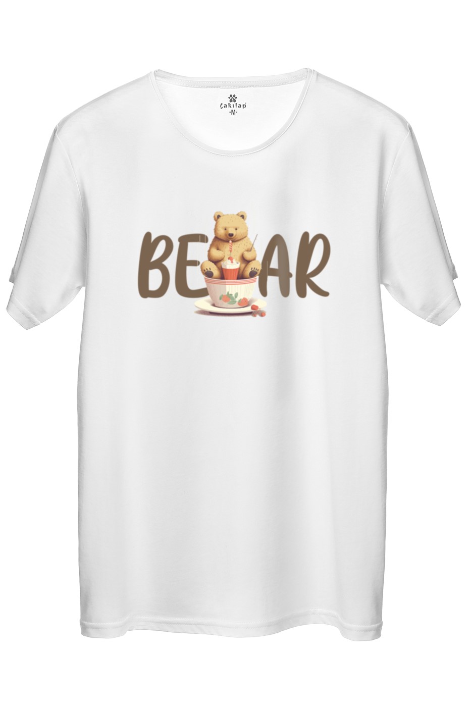 Ayıcık Baskılı Regular Tişört