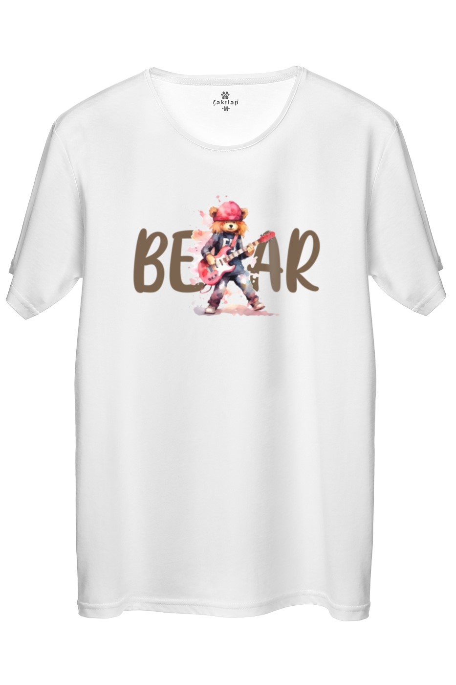 Ayıcık Baskılı Regular Tişört