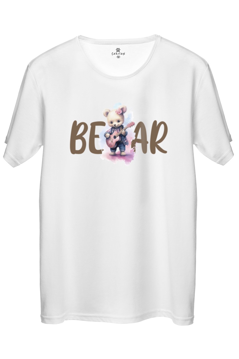 Ayıcık Baskılı Regular Tişört