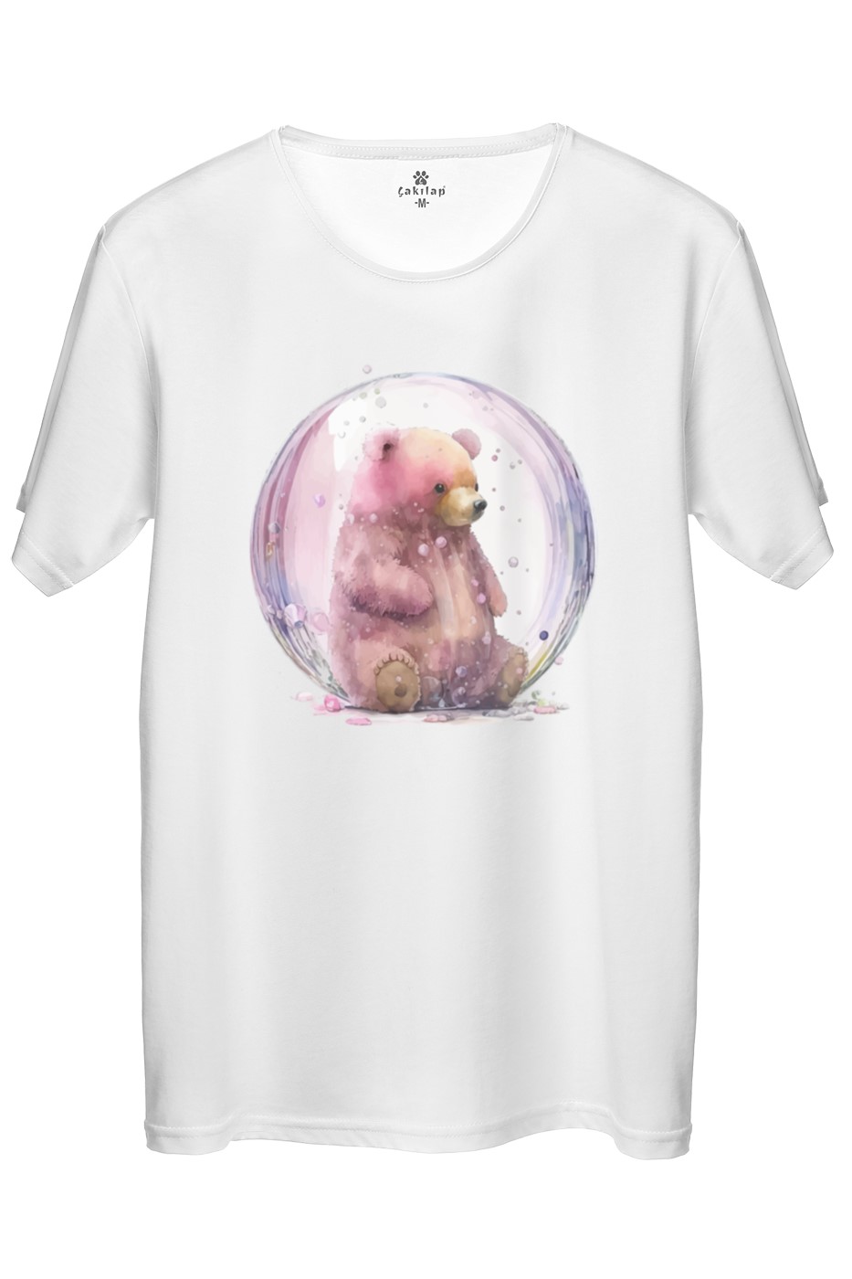 Ayıcık Baskılı Regular Tişört