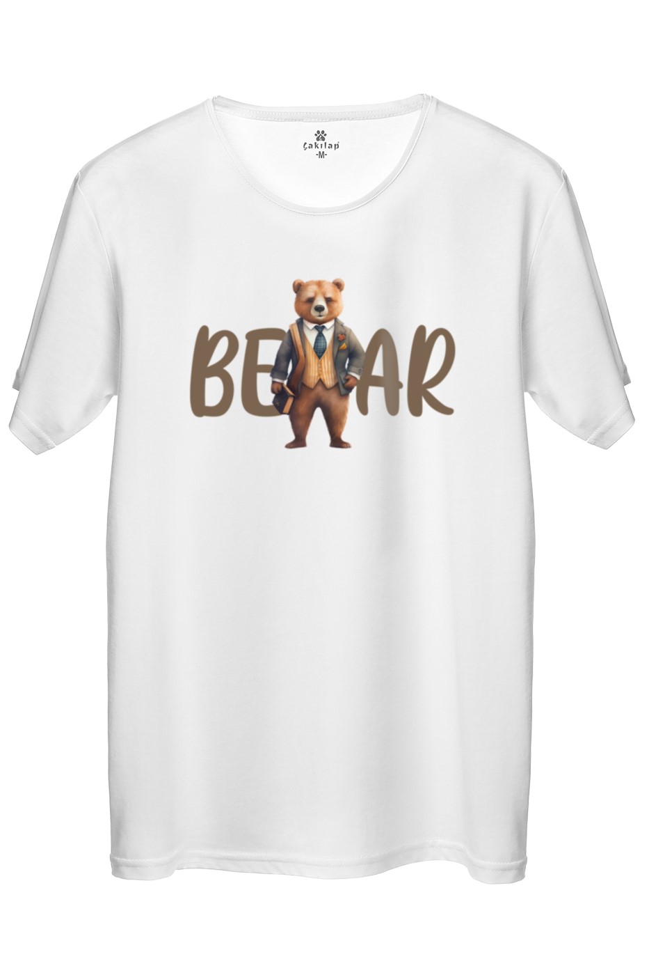 Ayıcık Baskılı Regular Tişört