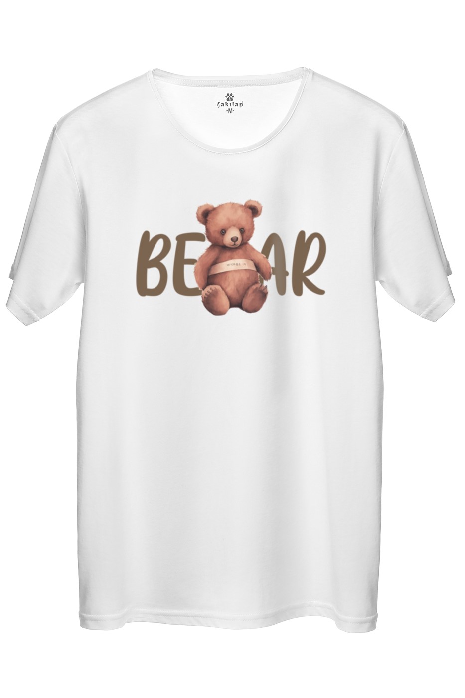 Ayıcık Baskılı Regular Tişört