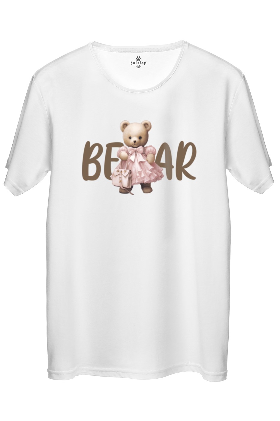 Ayıcık Baskılı Regular Tişört