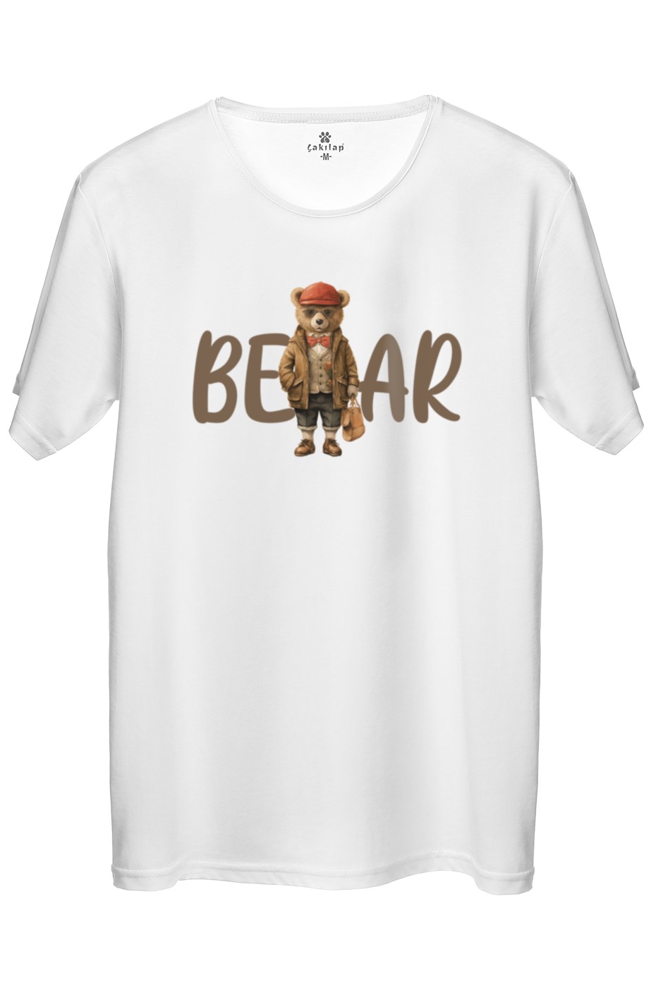 Ayıcık Baskılı Regular Tişört