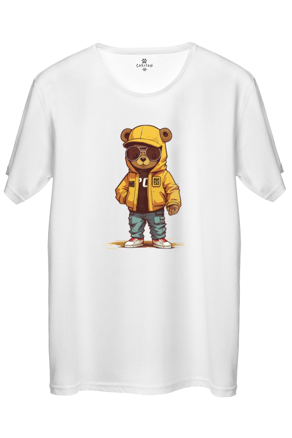 Ayıcık Baskılı Regular Tişört