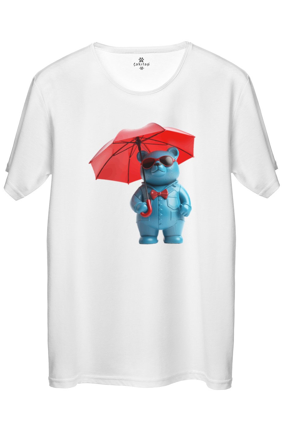 Ayıcık Baskılı Regular Tişört