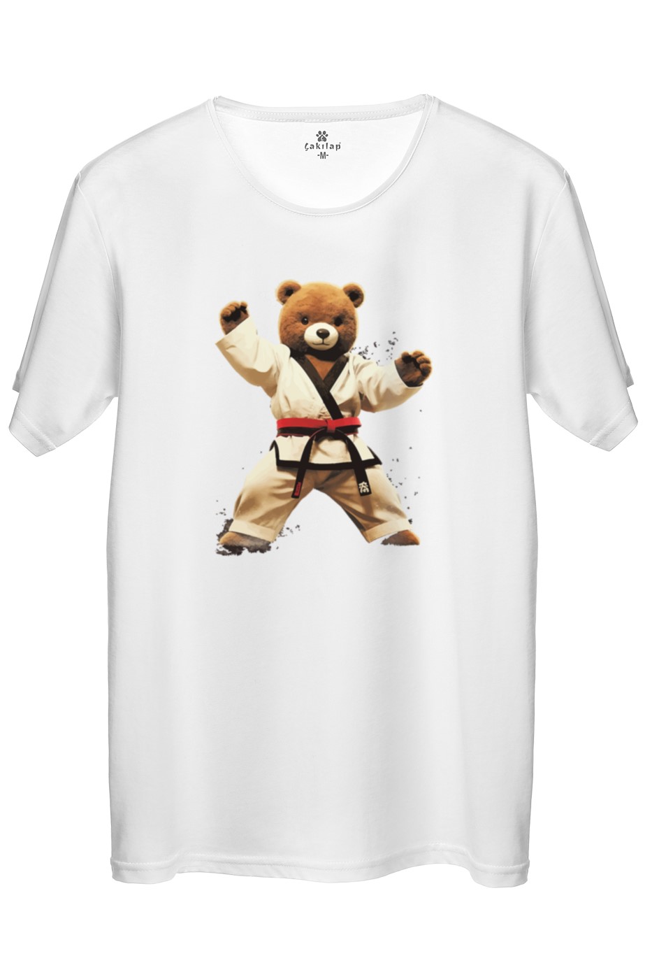 Ayıcık Baskılı Regular Tişört