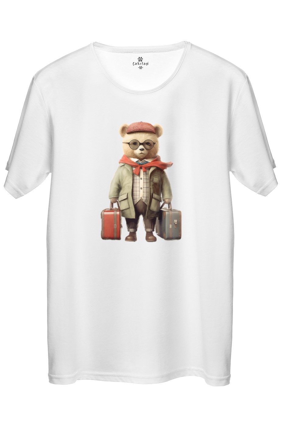 Ayıcık Baskılı Regular Tişört