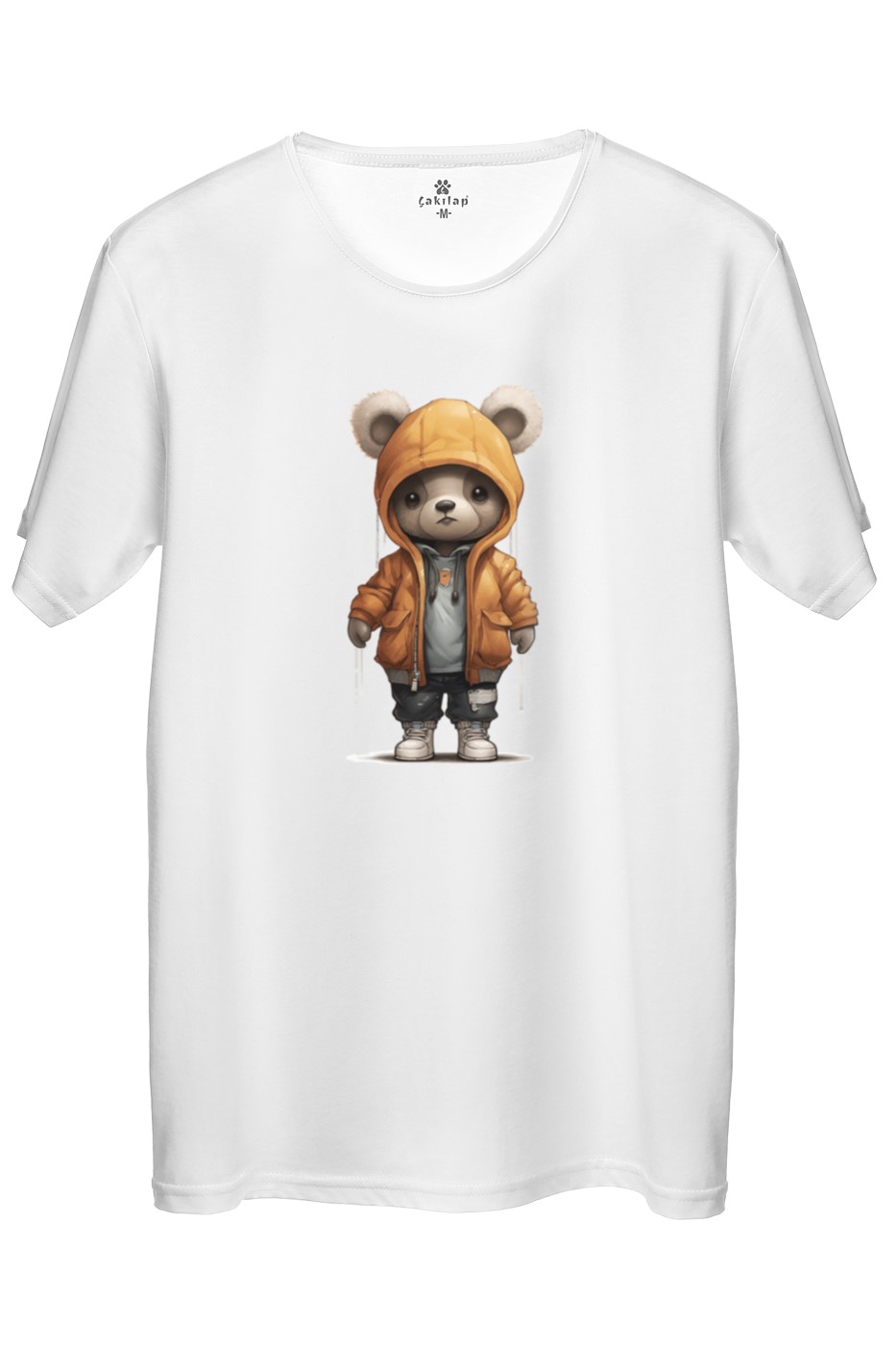 Ayıcık Baskılı Regular Tişört