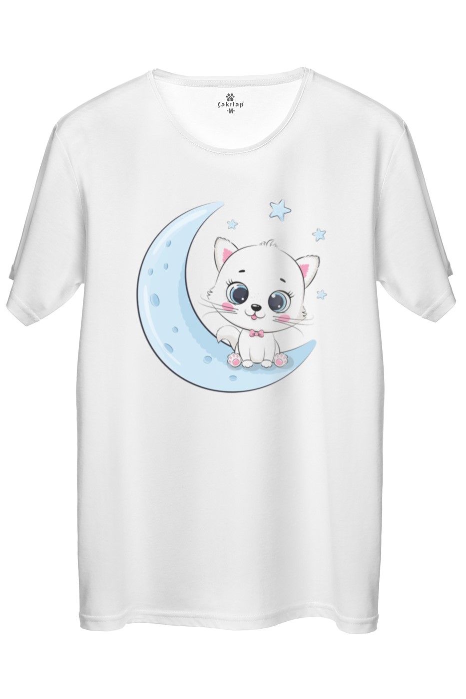 Kedi Baskılı Regular Tişört