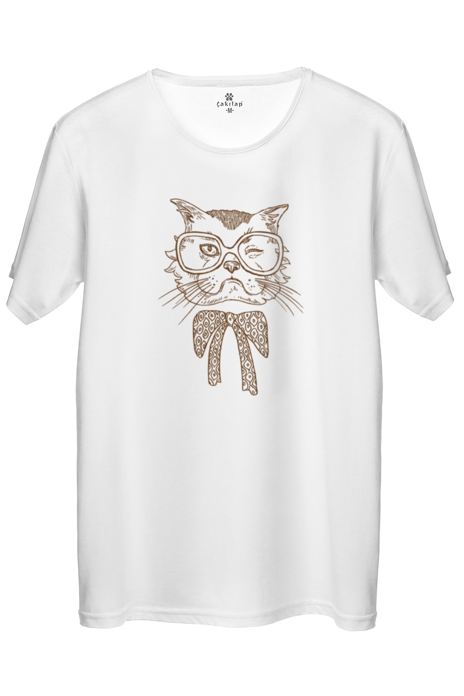 Kedi Baskılı Regular Tişört