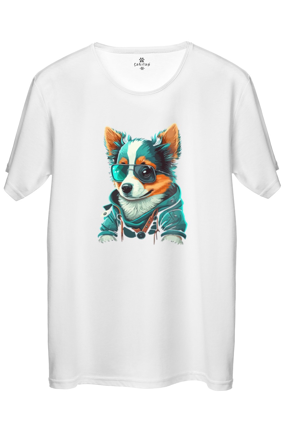 Köpek Baskılı Regular Tişört