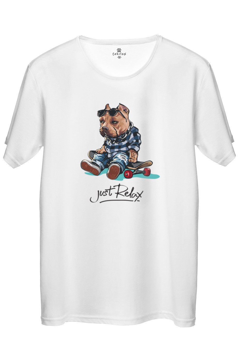 Köpek Baskılı Regular Tişört