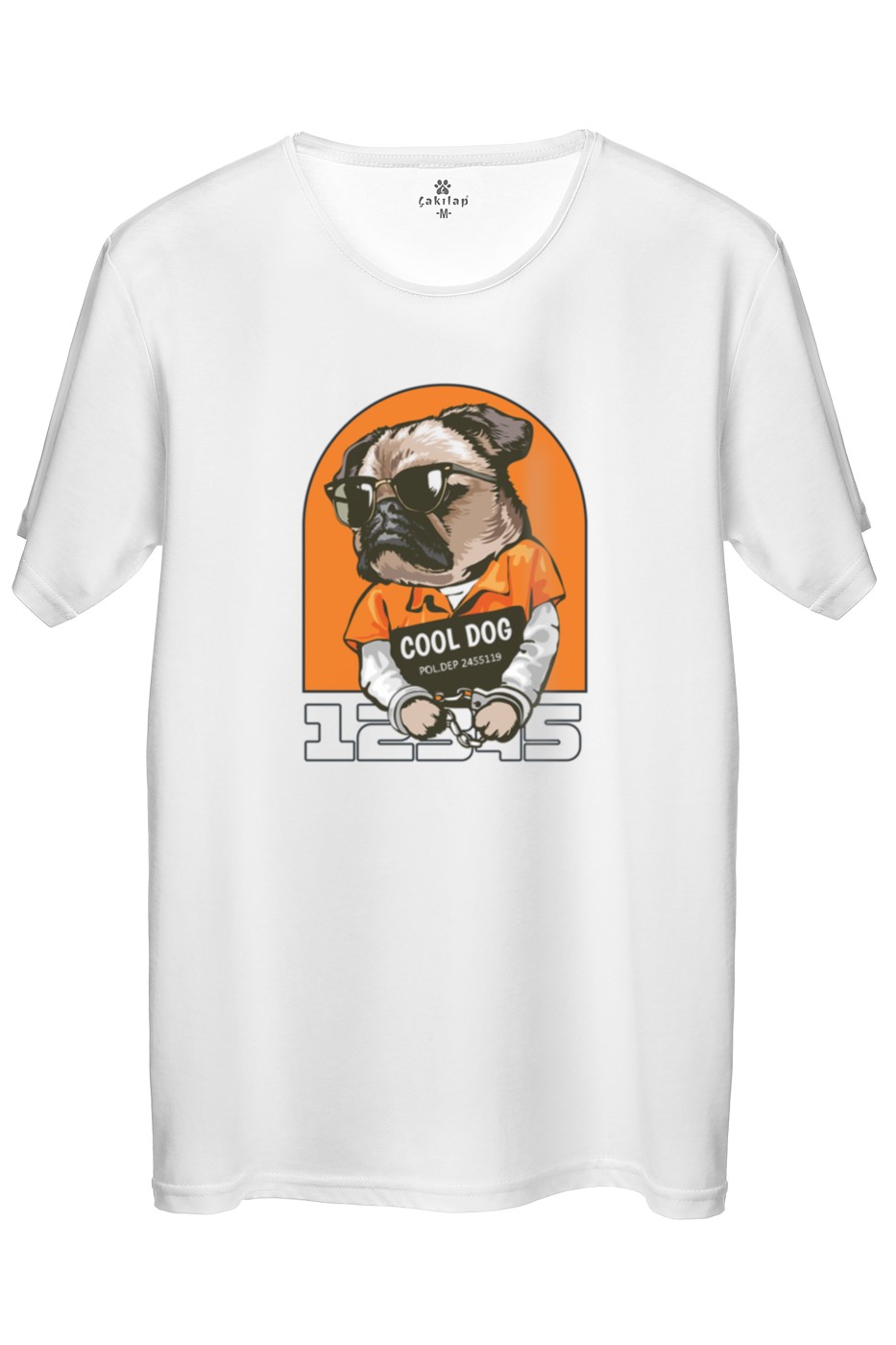 Köpek Baskılı Regular Tişört