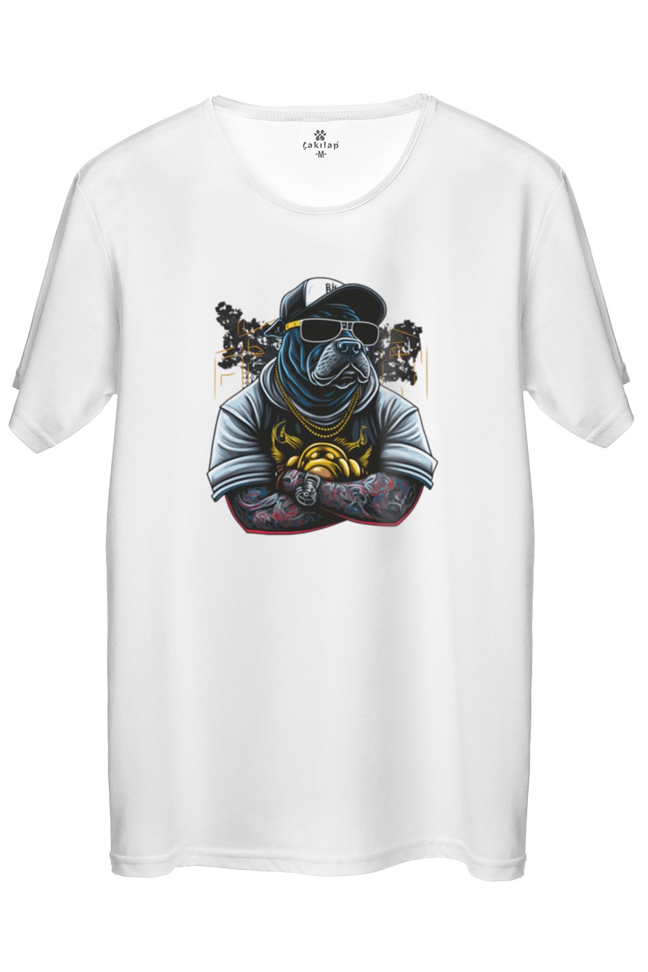 Köpek Baskılı Regular Tişört