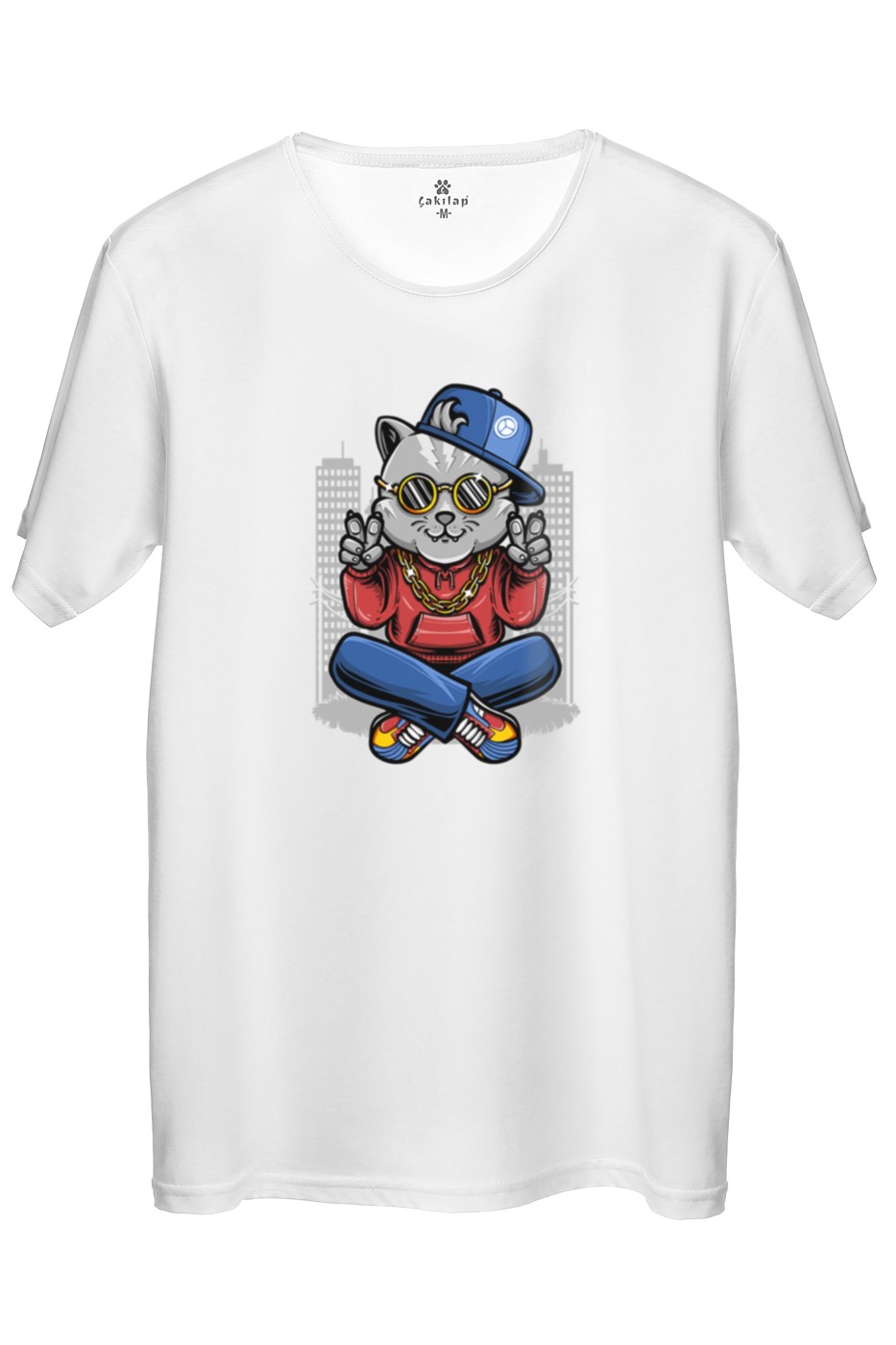 Köpek Baskılı Regular Tişört