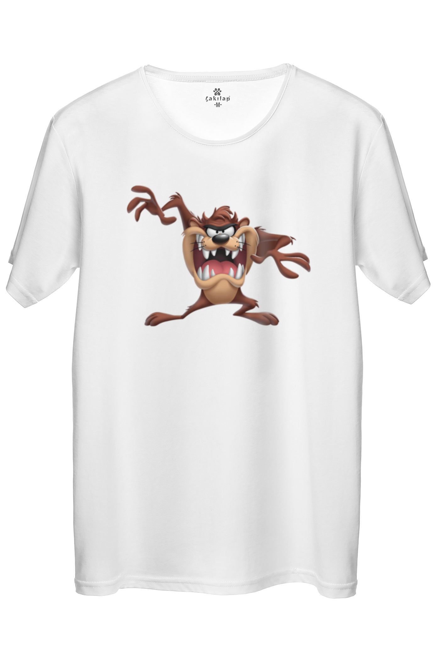 Tazmanya Canavarı Baskılı Regular Tişört