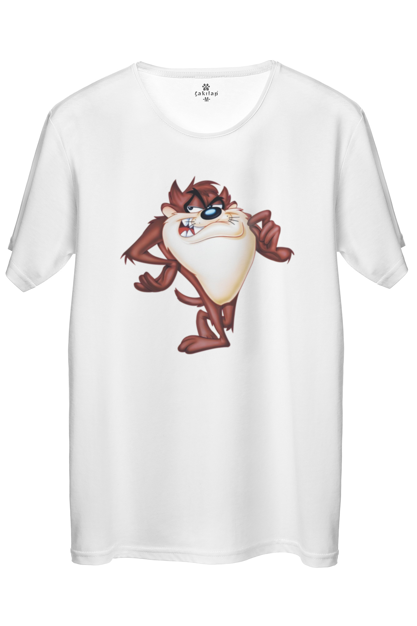 Tazmanya Canavarı Baskılı Regular Tişört