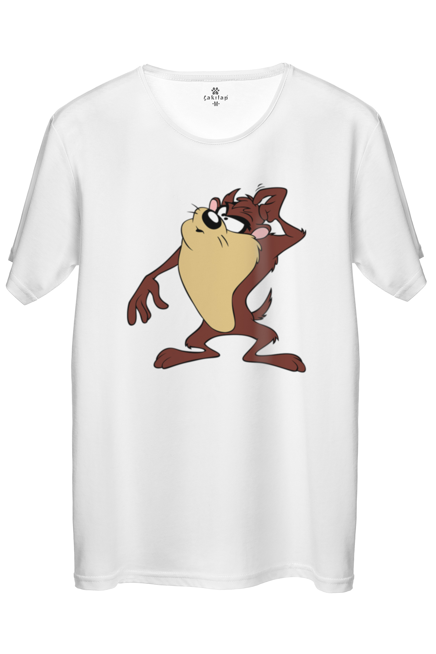 Tazmanya Canavarı Baskılı Regular Tişört