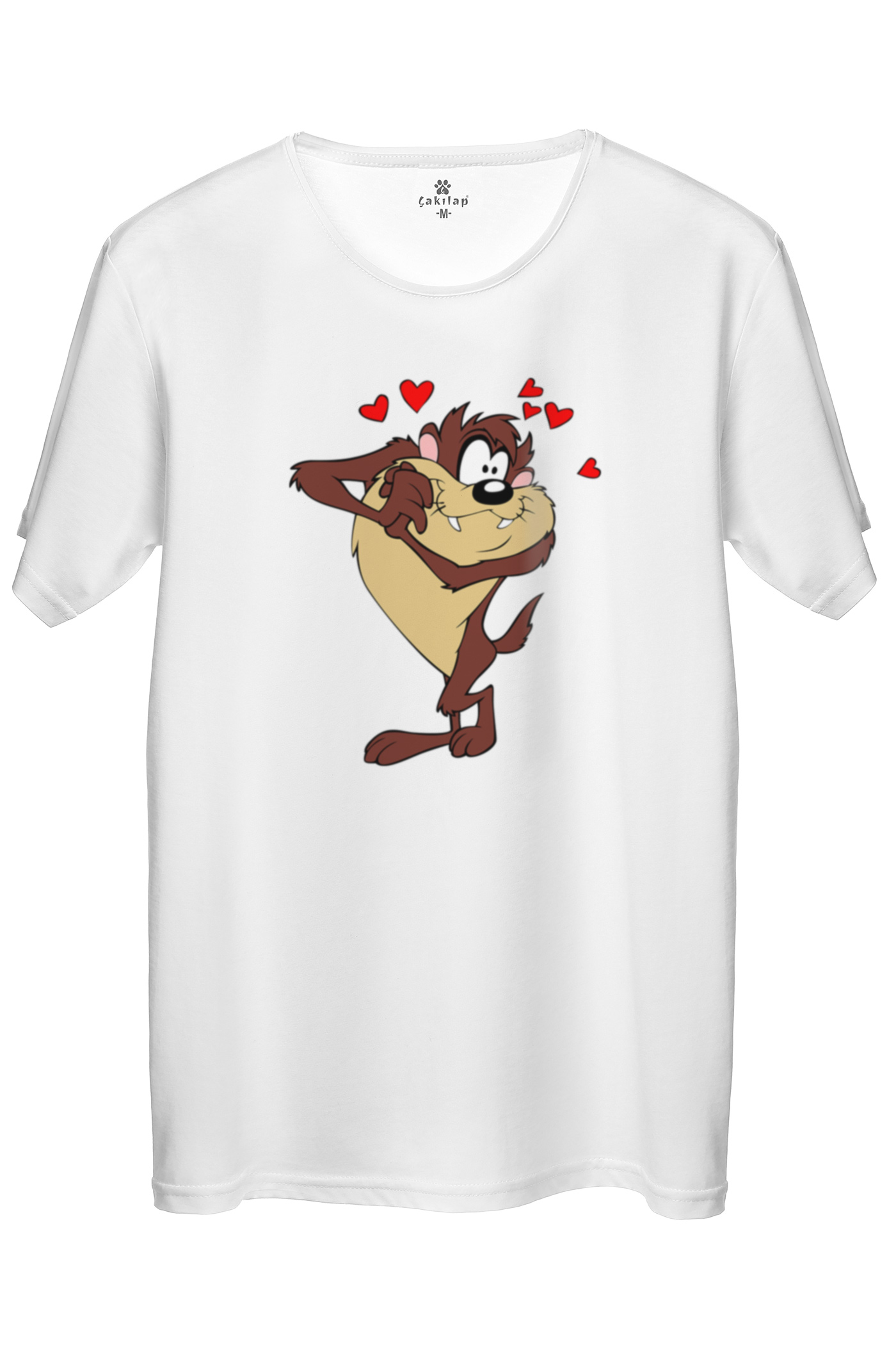 Tazmanya Canavarı Baskılı Regular Tişört