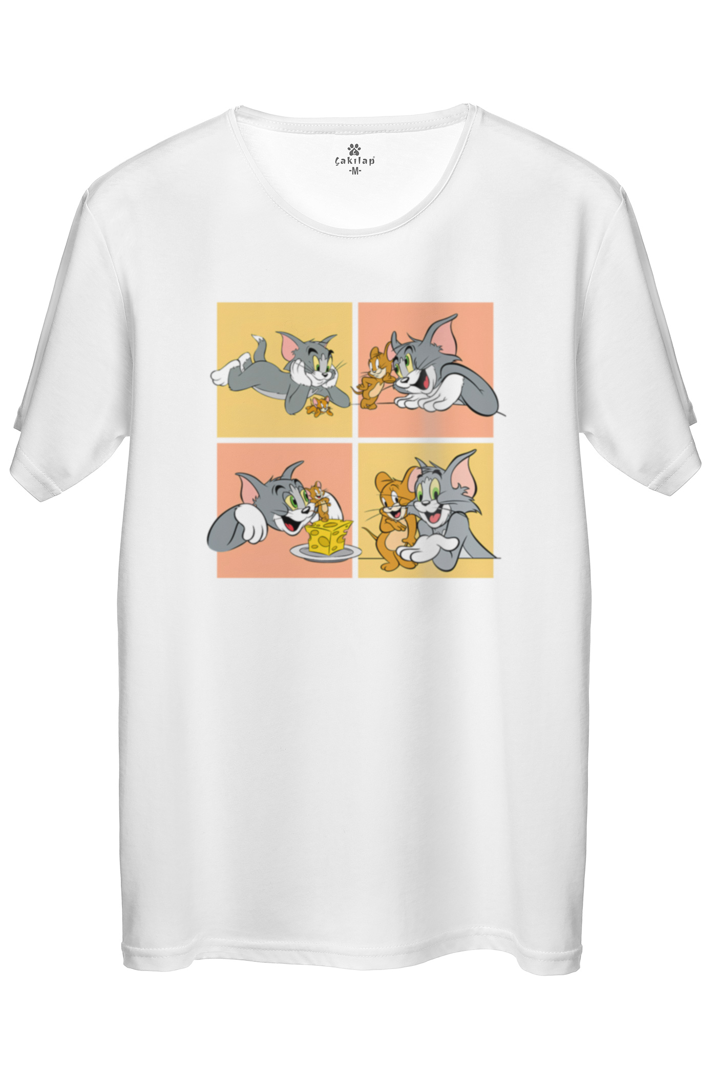 Tom&Jerry Baskılı Regular Tişört