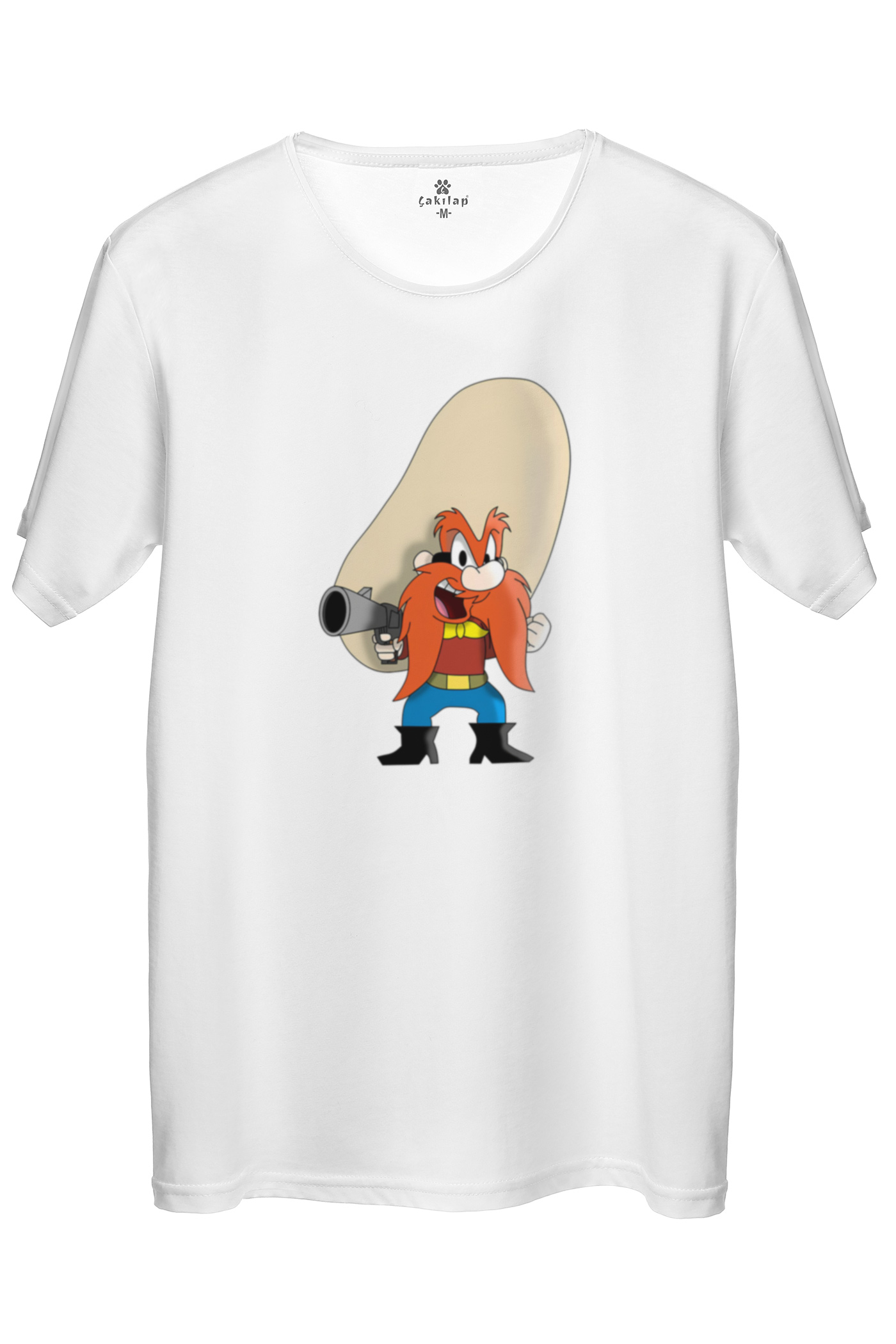 Yosemite Sam Baskılı Regular Tişört