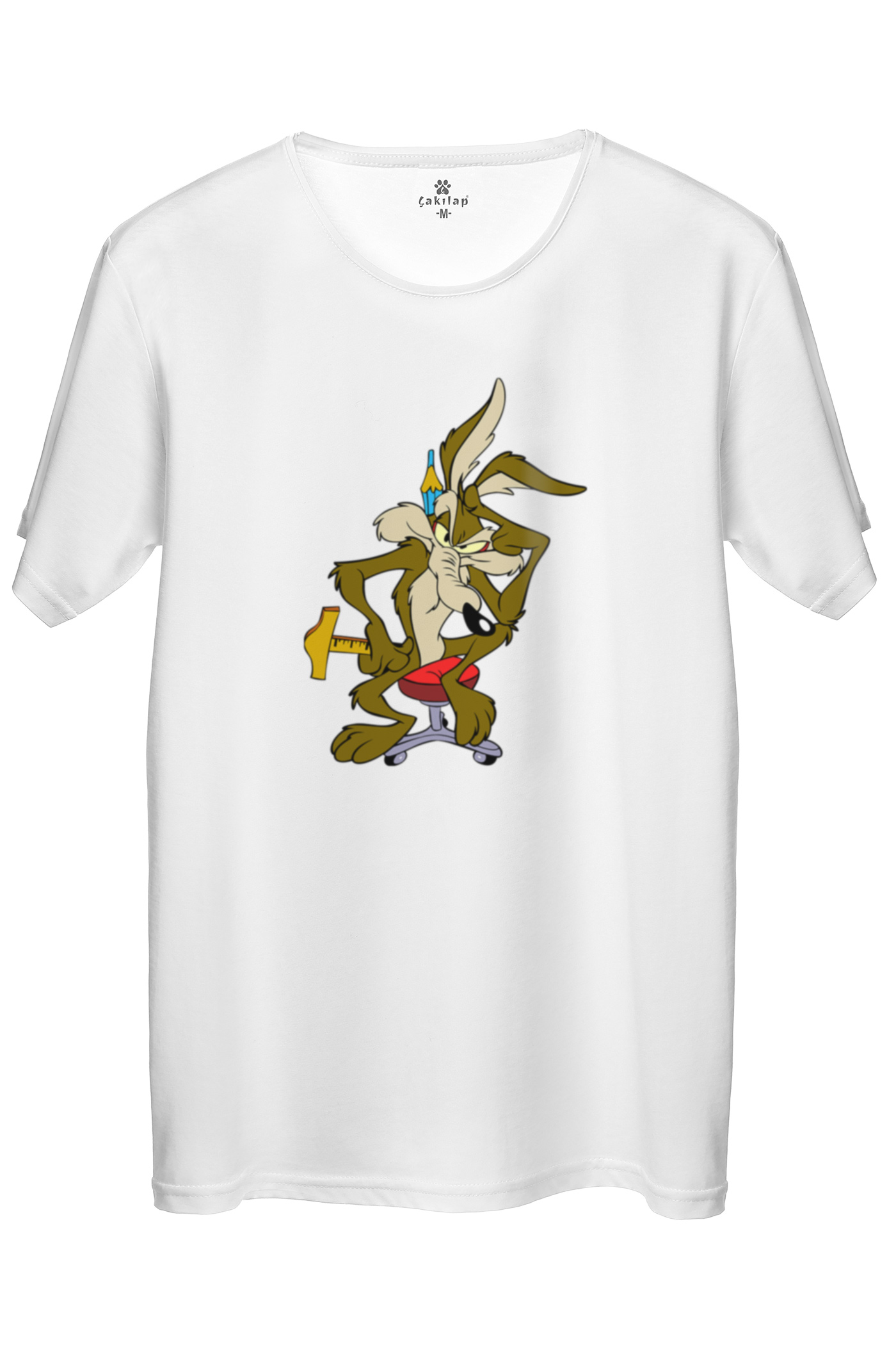 Wile E Coyote Baskılı Regular Tişört