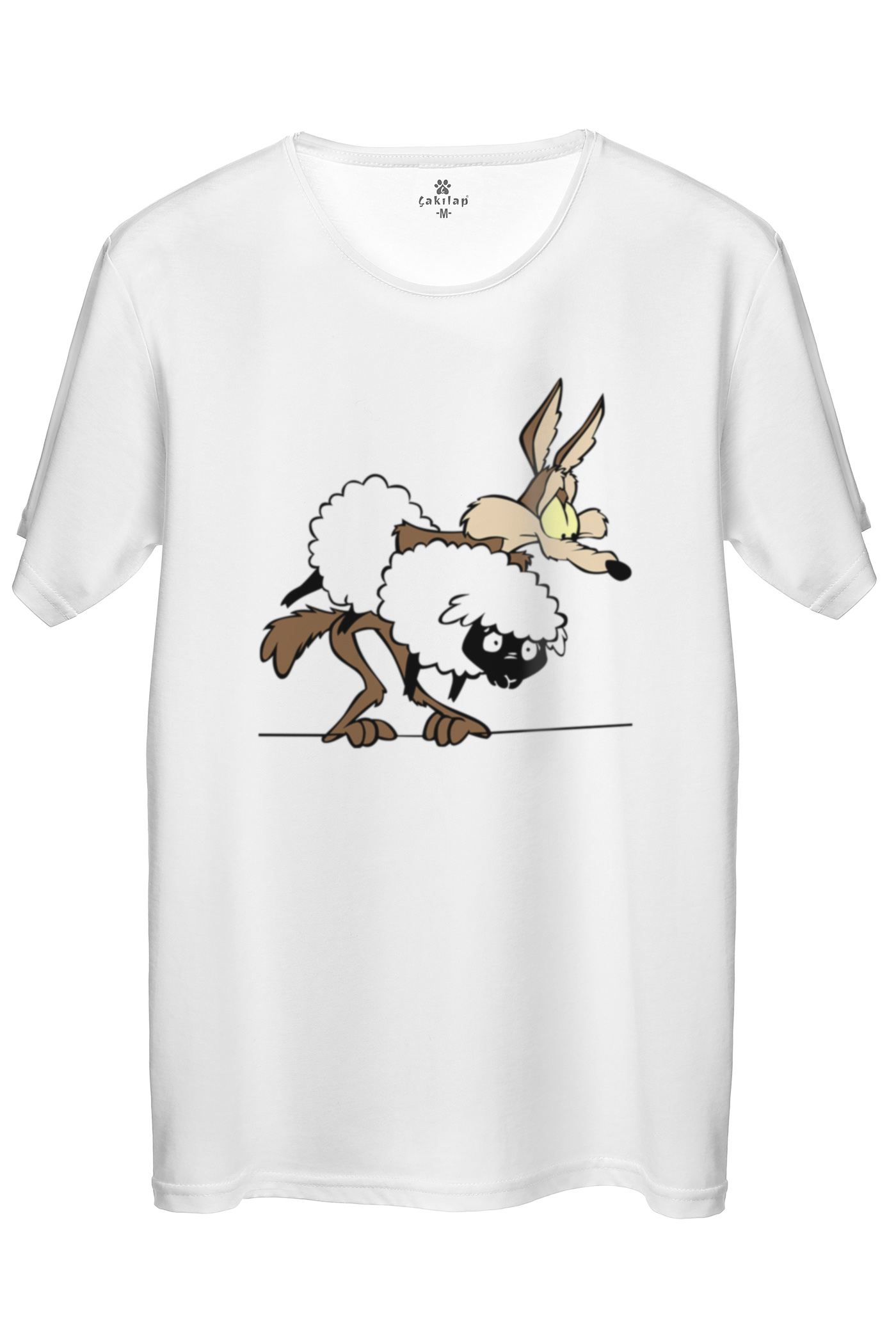 Wile E Coyote Baskılı Regular Tişört