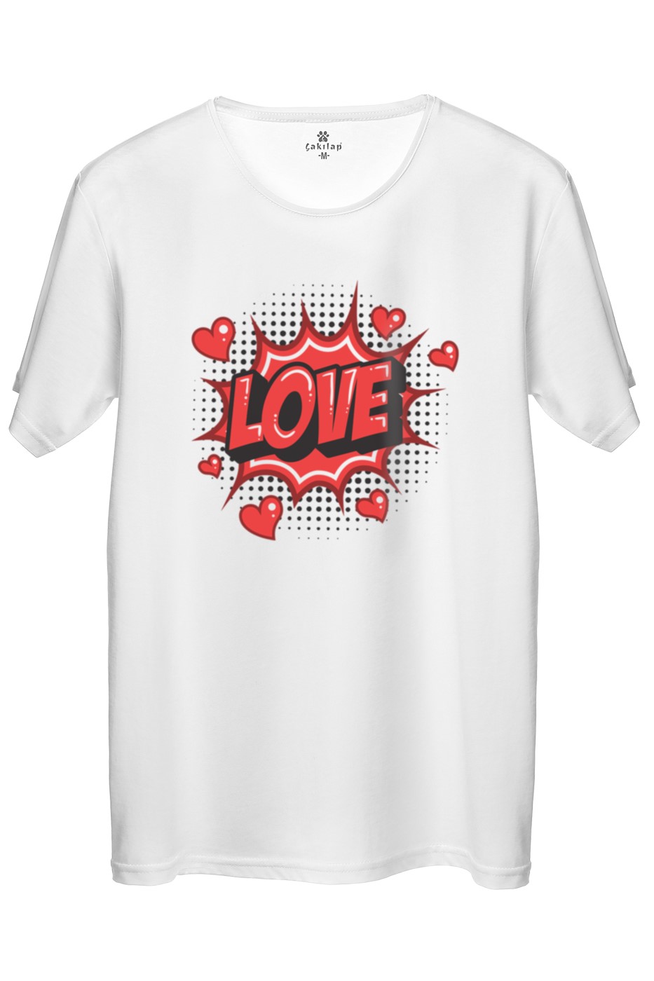 Love Baskılı Regular Tişört