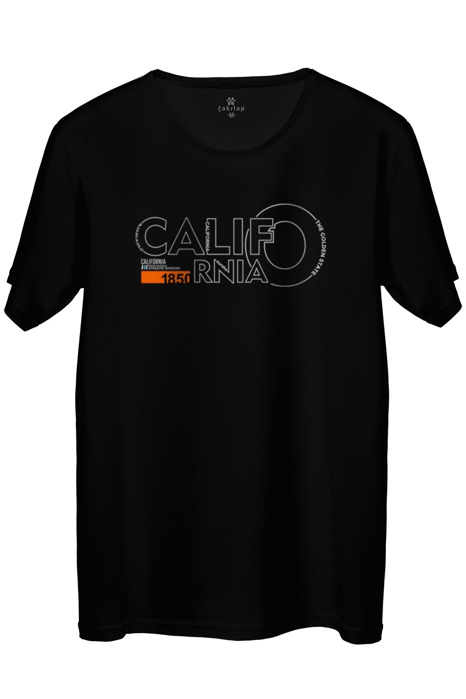 California Baskılı Regular Tişört