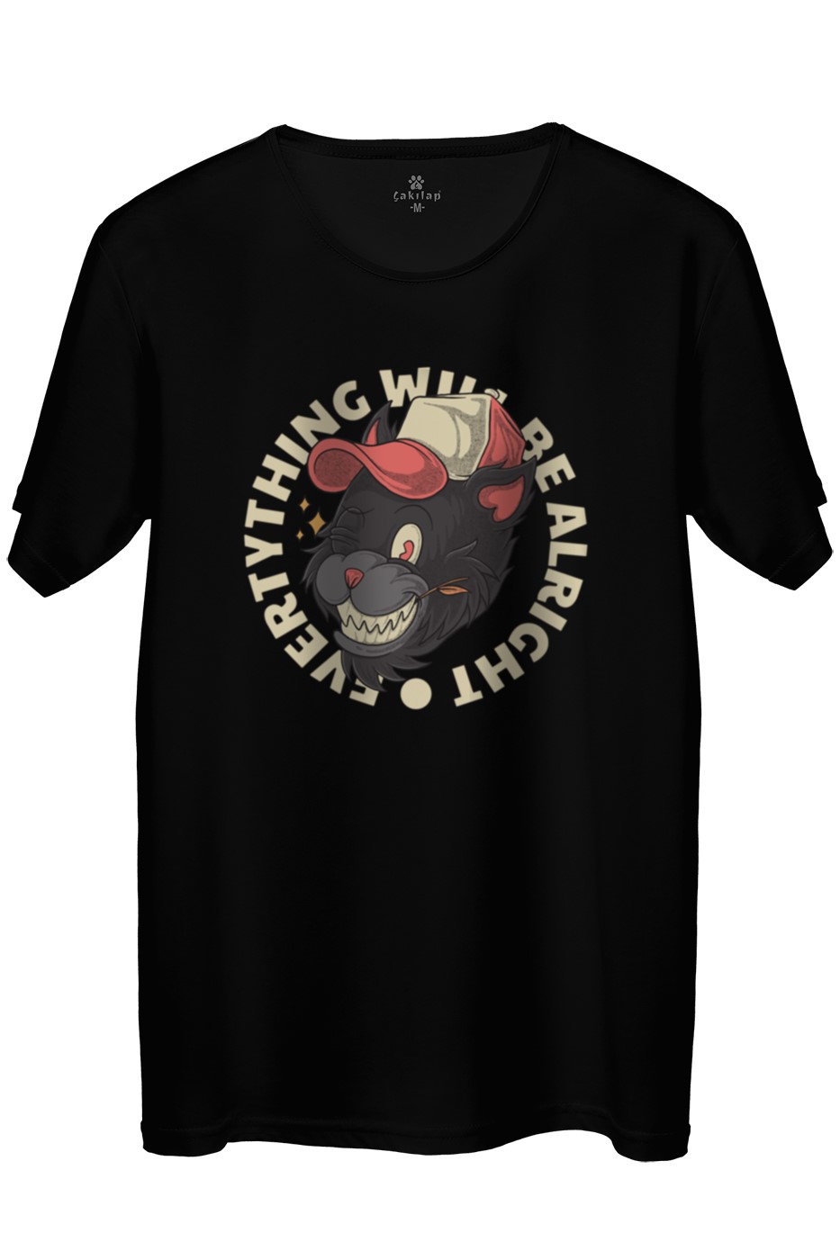 Evertyhing Will Realright Baskılı Regular Tişört