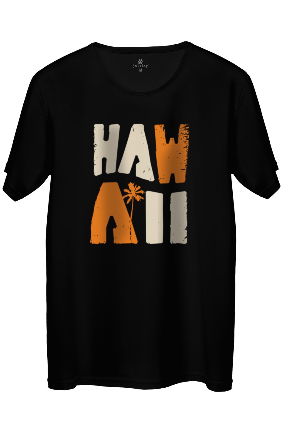 Hawaii Baskılı Regular Tişört