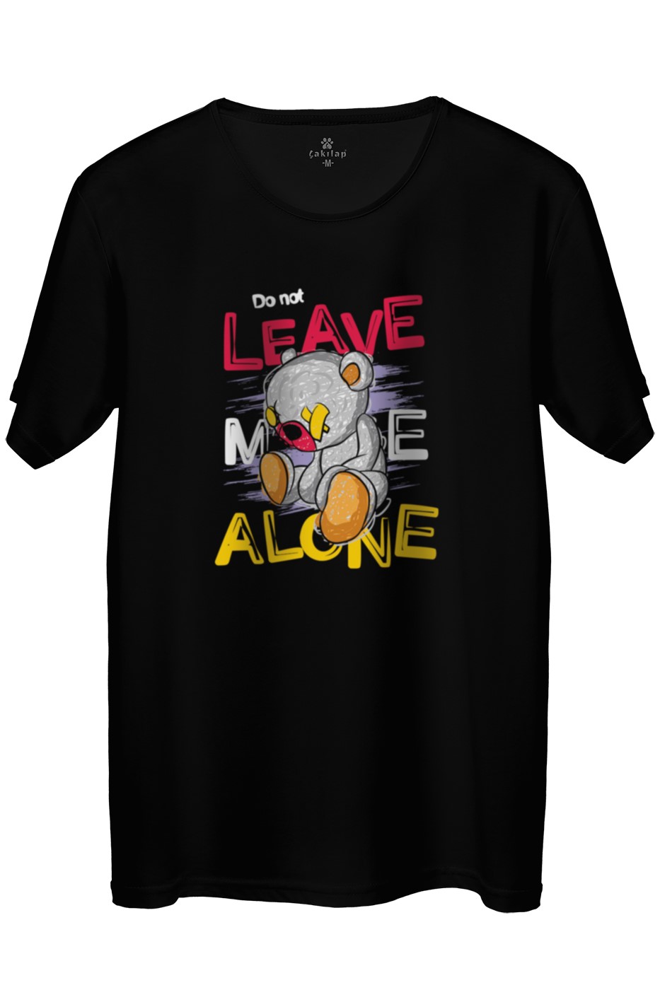 Do Not Leave Baskılı Regular Tişört