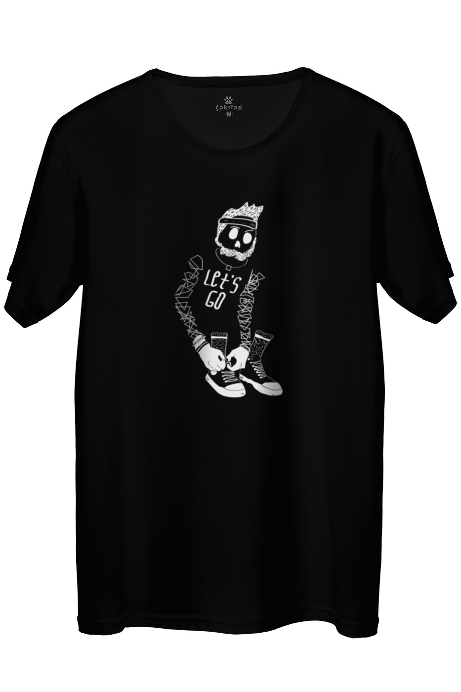 Let's Go Baskılı Regular Tişört