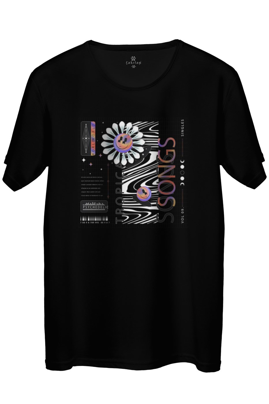 Songs Baskılı Regular Tişört