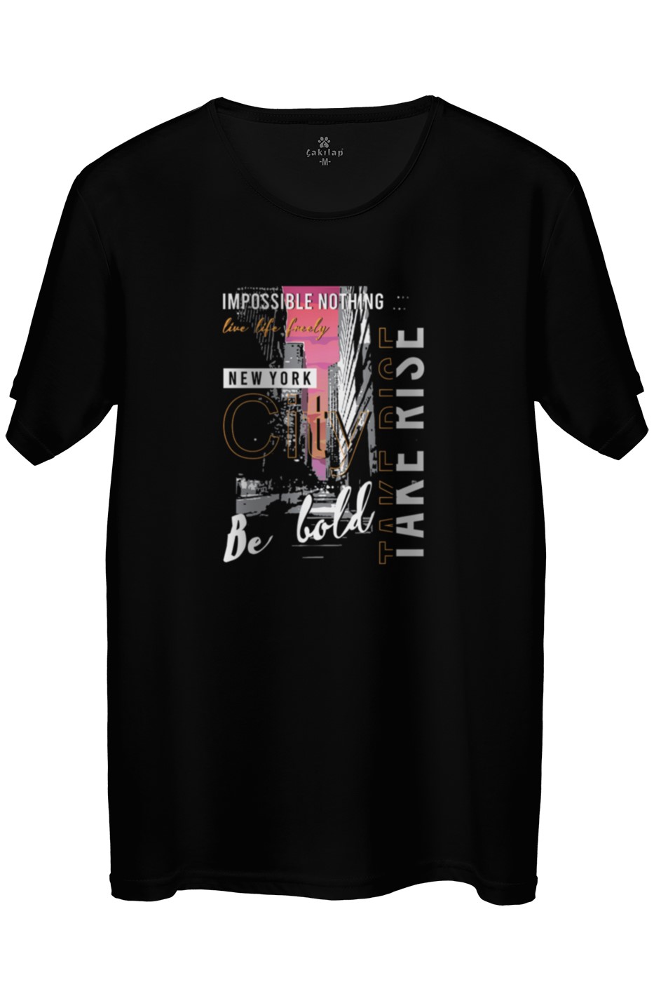 Take Rise Baskılı Regular Tişört