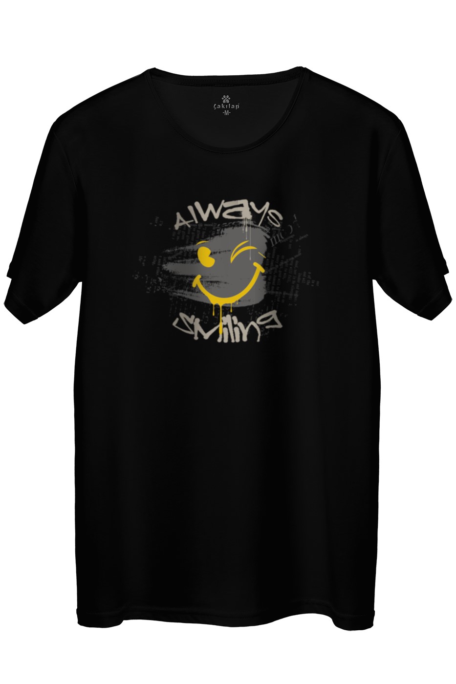 Always Smiling Baskılı Regular Tişört