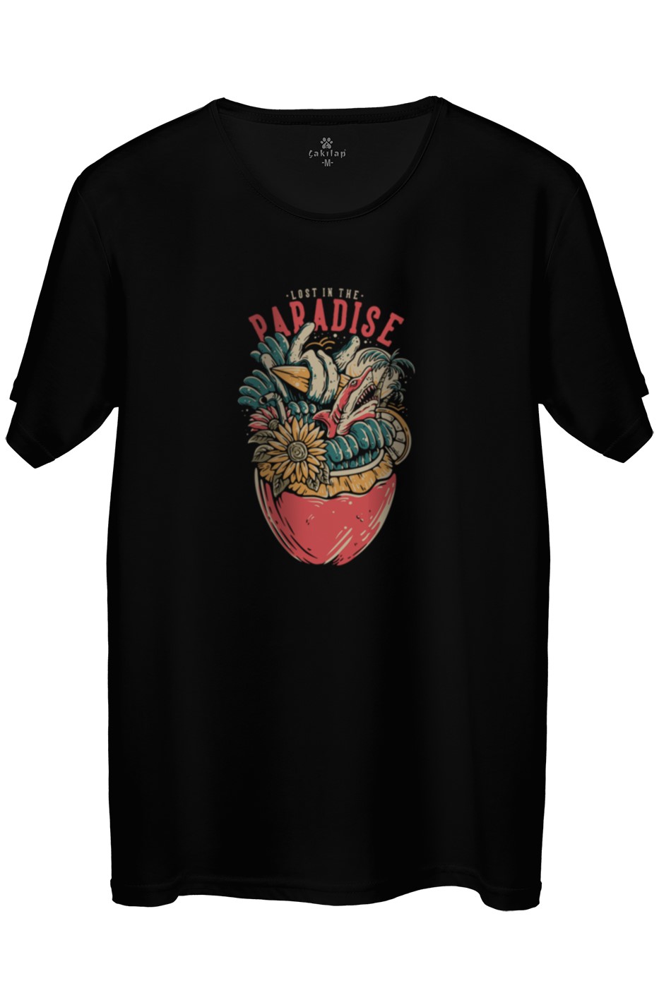 Paradise Baskılı Regular Tişört