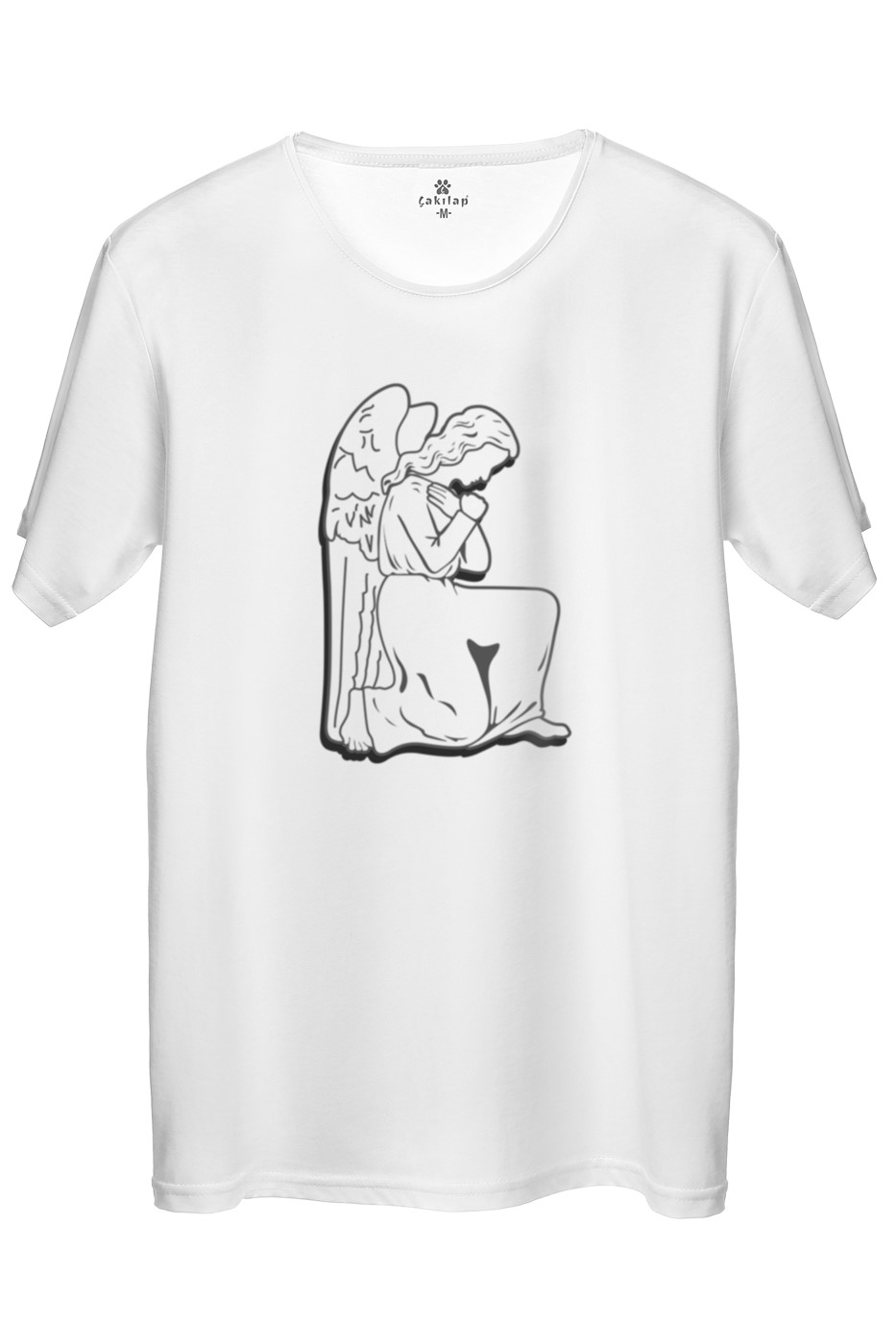 Melek Kadın Baskılı Regular Tişört