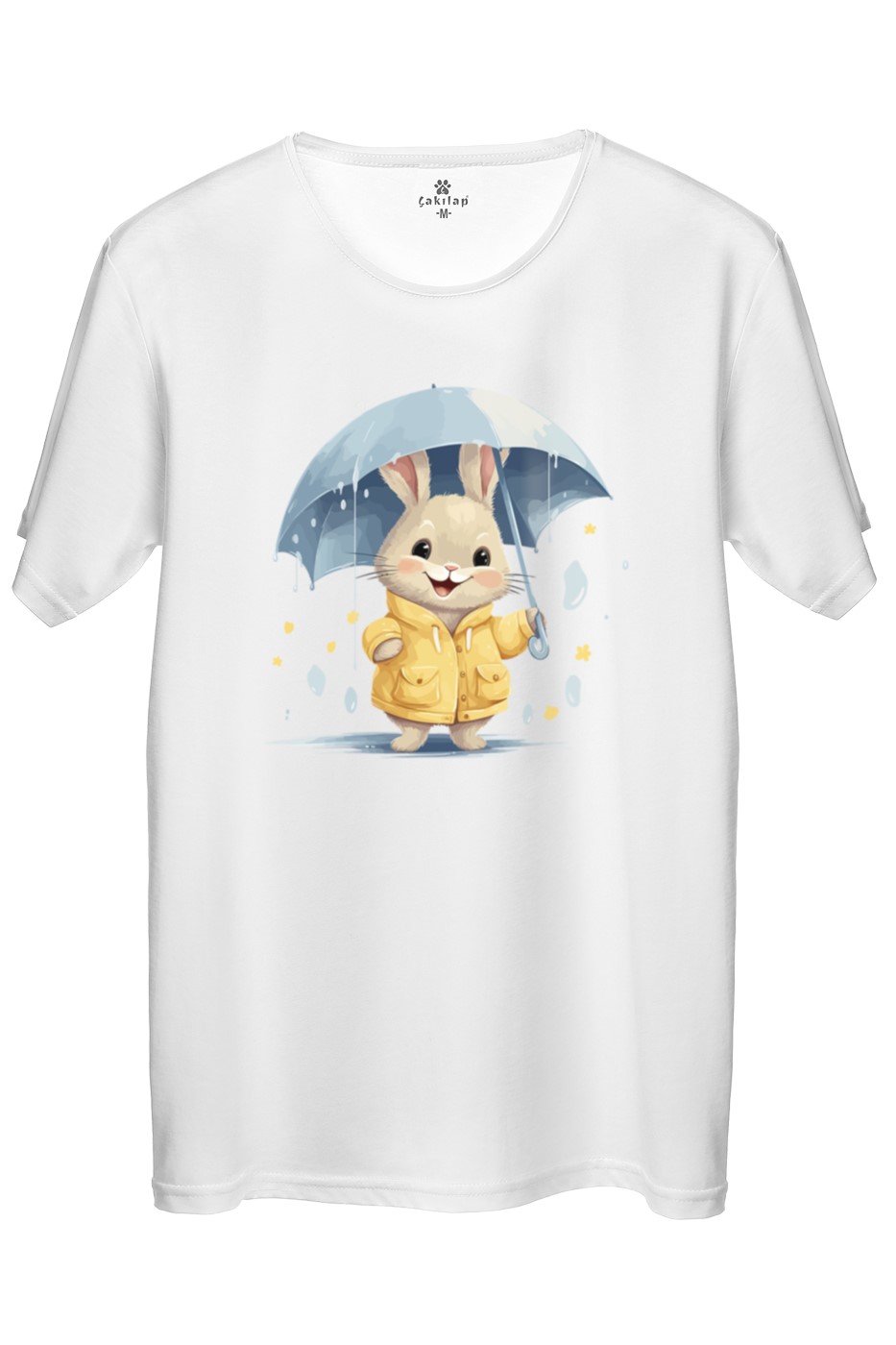 Sevimli Tavşan Baskılı Regular Tişört