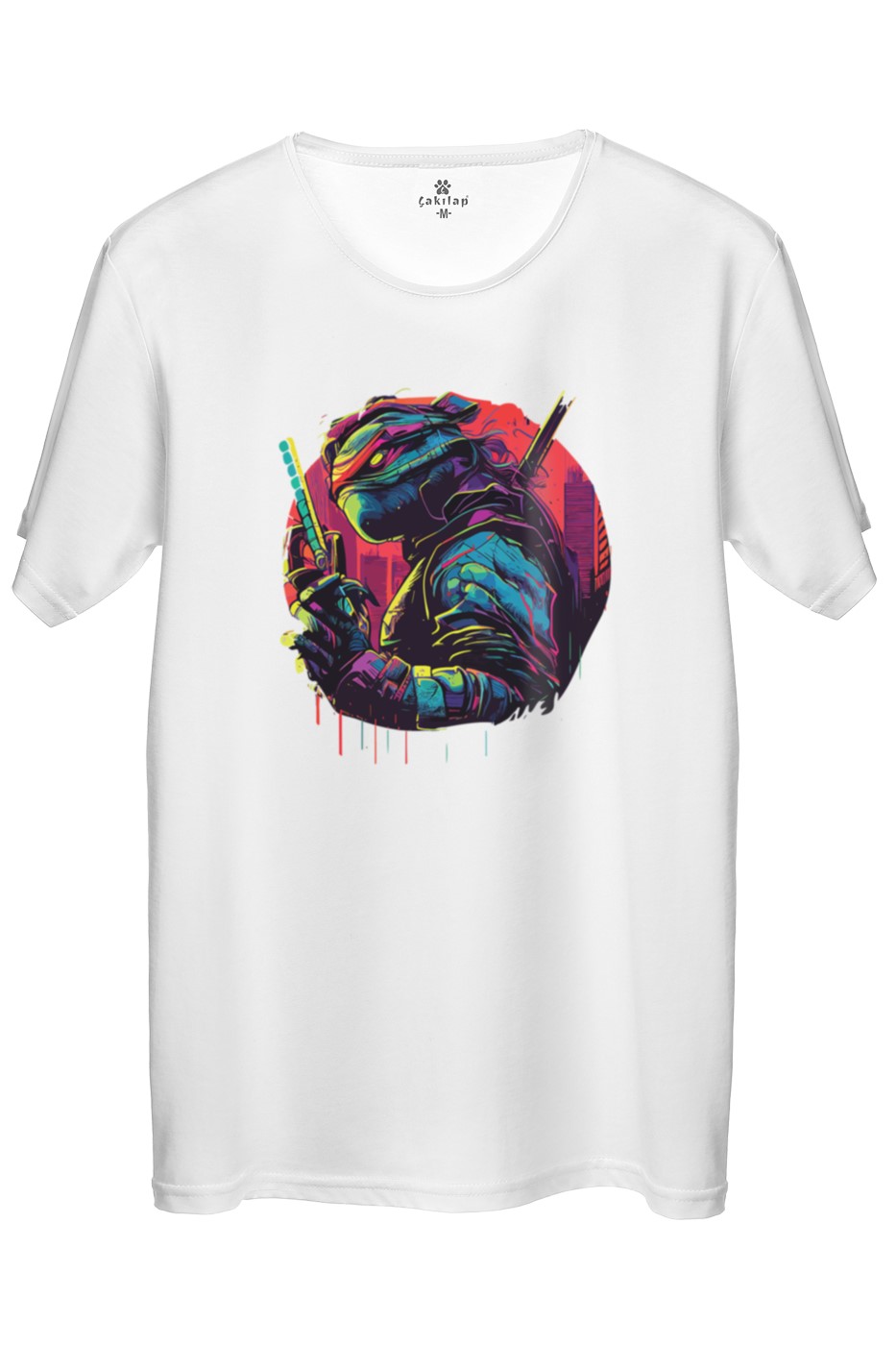 Ninja Kaplumbağa Baskılı Regular Tişört