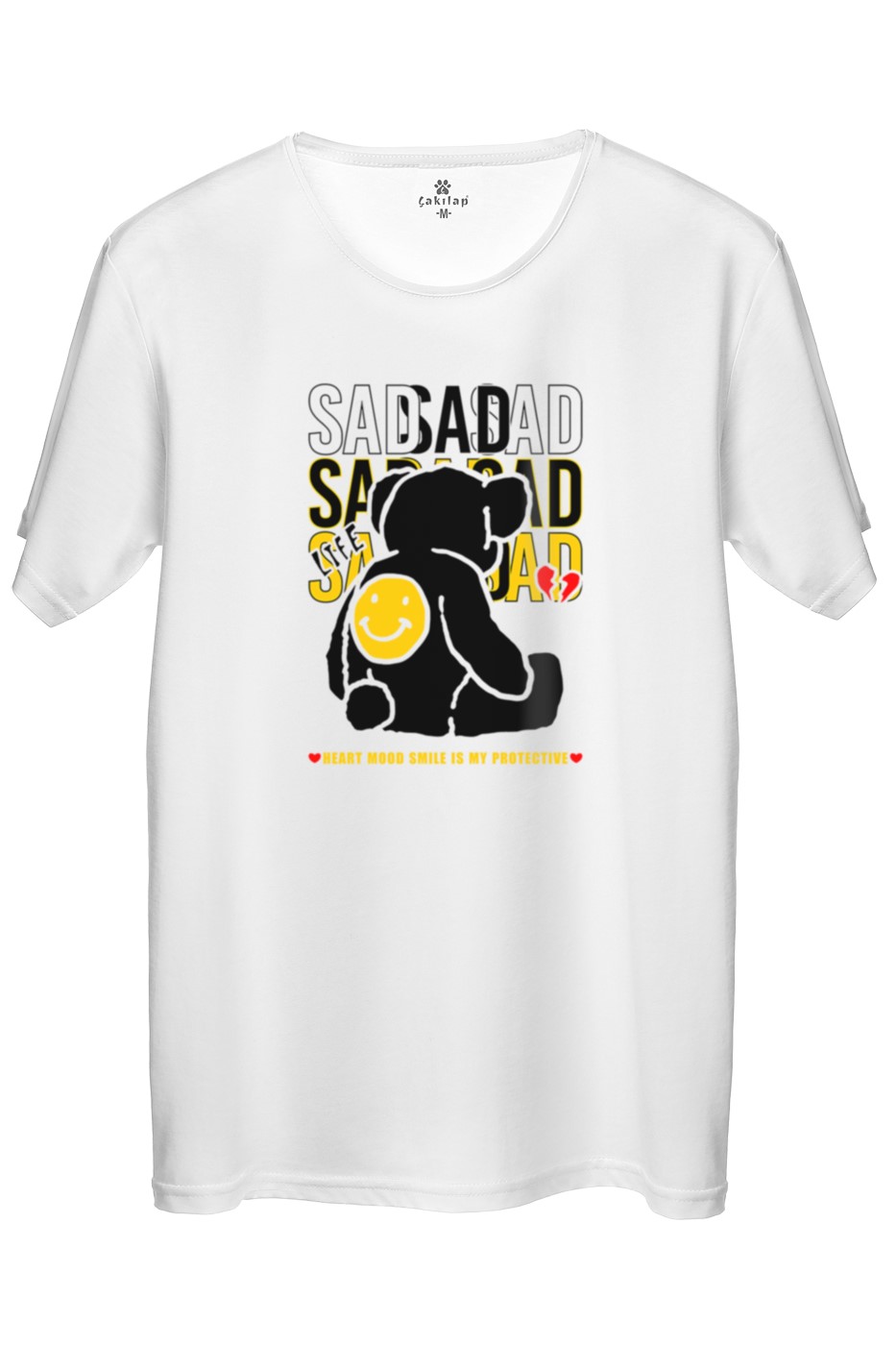 Sad Love Baskılı Regular Tişört