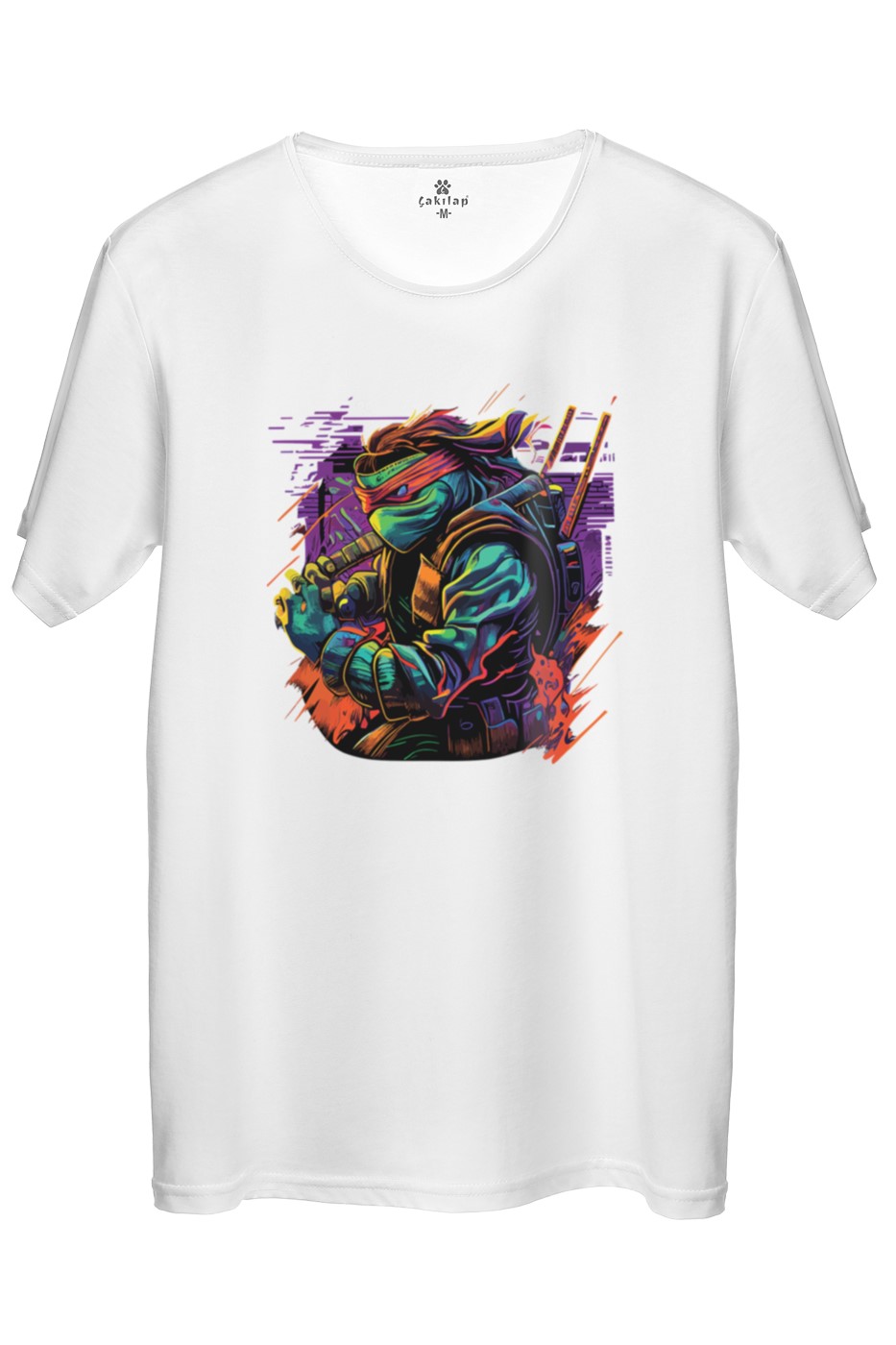 Ninja Kaplumbağa Baskılı Regular Tişört
