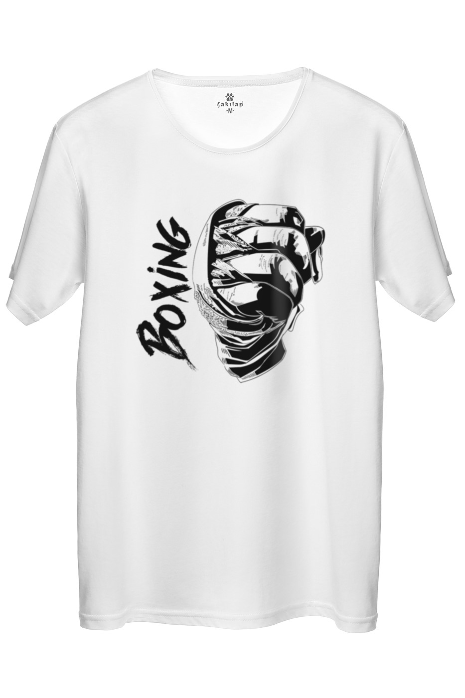 Boxing Baskılı Regular Tişört